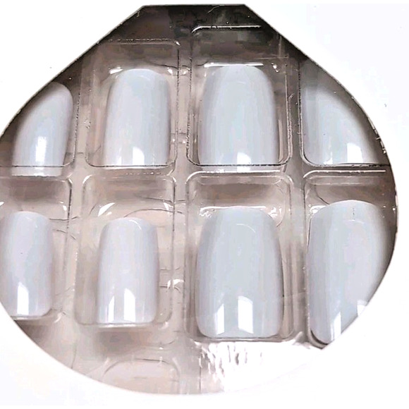 Stick On Press On False Nails Lot Of 6 Packs Pink Blue Red White At Home #2 READ - Picture 3 of 13